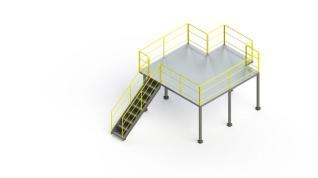 Plataformas e escadas NR12